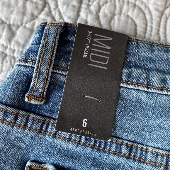 Aéropostale Midi Blue Jean Shorts - Picture 8 of 8